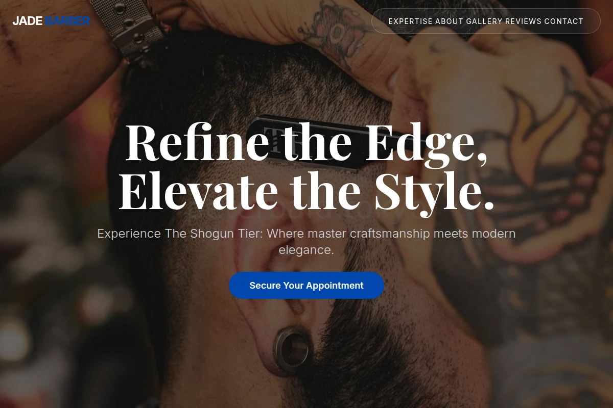Jade Barber Shave